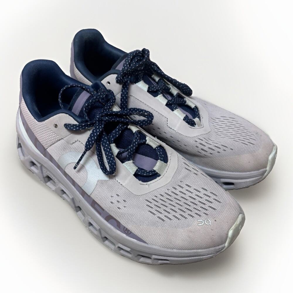 On Cloud monster Womens 8.5 Running Shoes Lavender Navy CloudTec EU 40